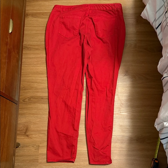 Ashley Stewart Bold Red Chinos - Picture 4 of 4